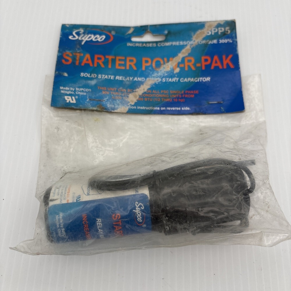 SPP5 Hard Start Super Boost HVAC Relay and Start Capacitor